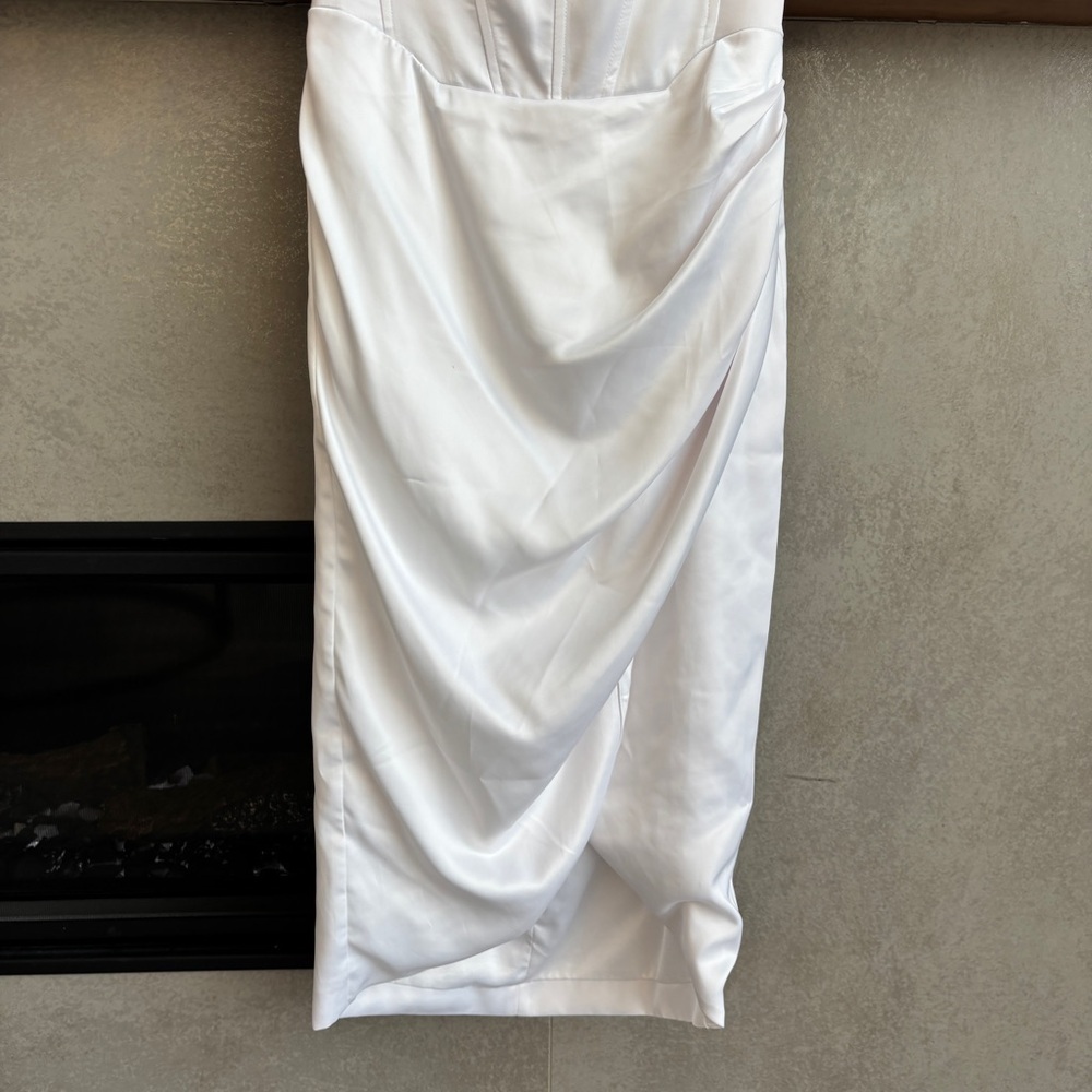 NWT Bardot Jamila Corset Dress in White, Size 6 - Picture 6 of 16